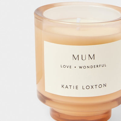 Katie Loxton Sentiment Candle - Mum -  Fresh Linen & White Lily