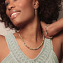 Carrie Elspeth Earth Tones Aqua Terra Jasper Gemstone Full Beaded Necklace