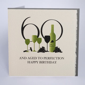 Five Dollar Shake - 60 and Aged to Perfection Birthday Card