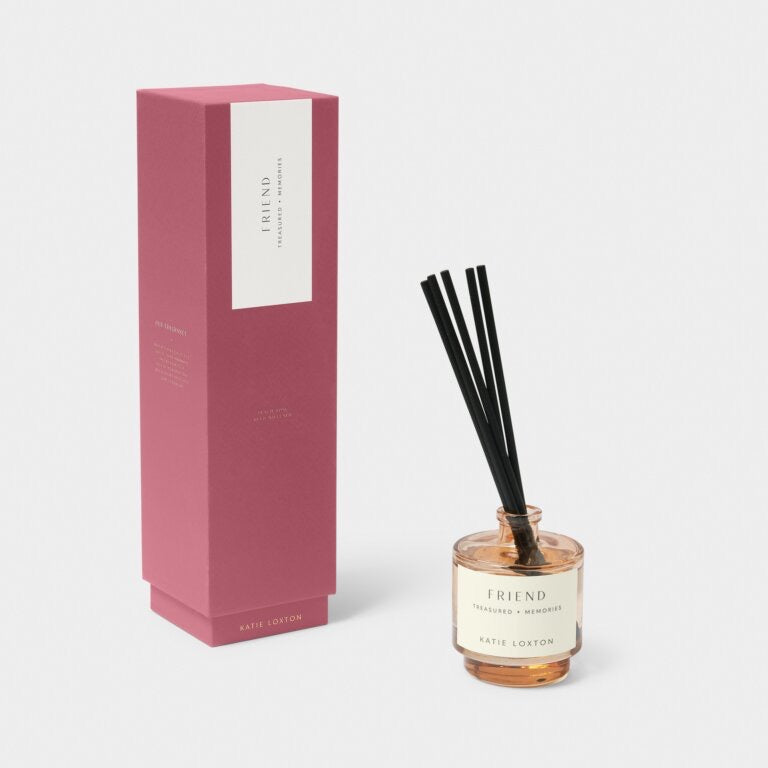 Katie Loxton Sentiment Reed Diffuser - Friend -  Peach Rose & Sweet Mandarin