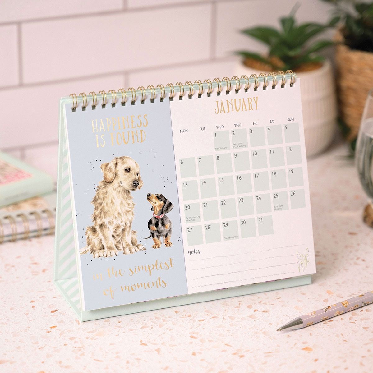 Desk Calendar 2025 - Wrendale Designs