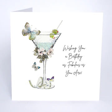 Five Dollar Shake -Wishing you a Birthday As Fabulous As You Are Cocktail Card