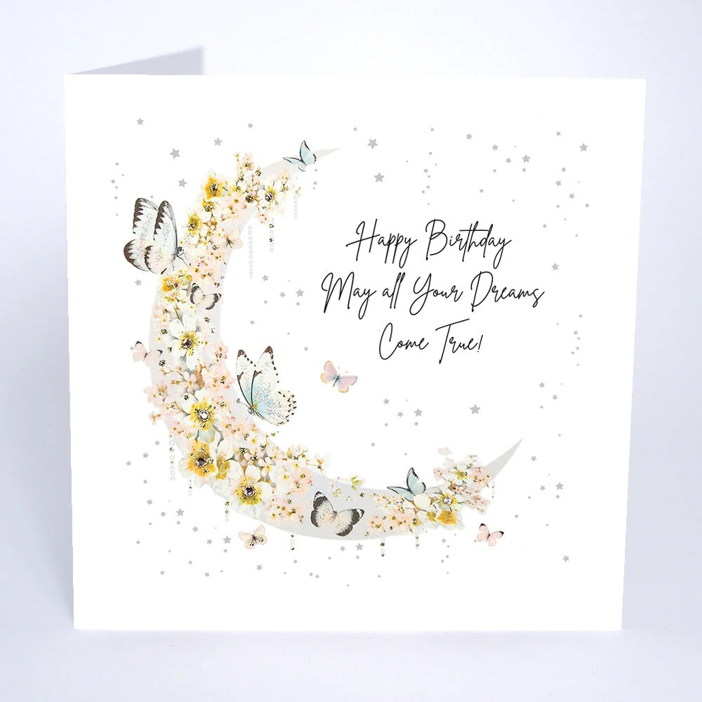 Five Dollar Shake -May All Your Dreams Come True Birthday (Moon) Card