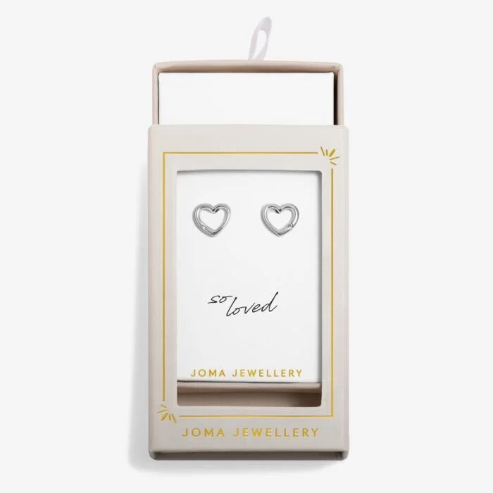 Joma Jewellery Moments to Shine - Lovely Daughter - Silver Plated Boxed Stud Earrings