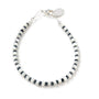 Carrie Elspeth Monochrome Harmony Beaded Bracelet - Black/White