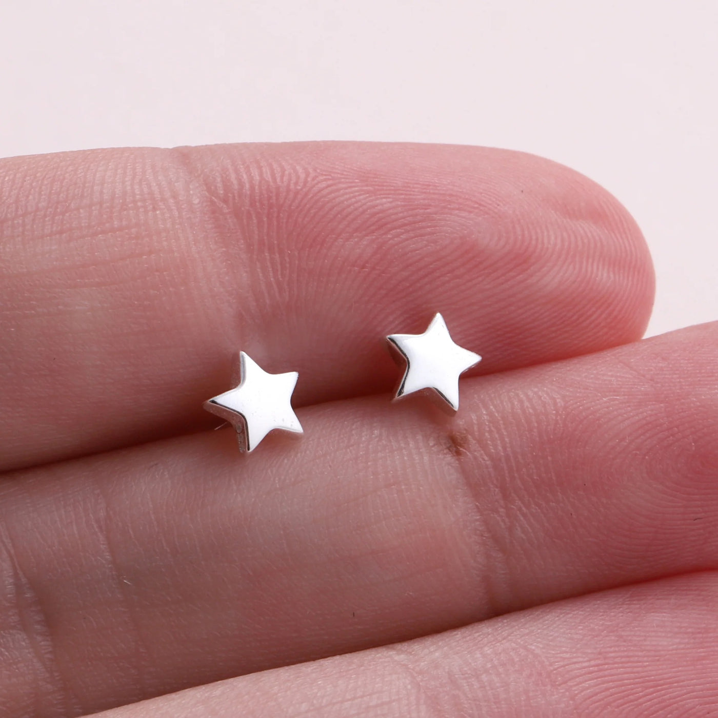 Well Done - Terrarium Bottle - Sterling Silver Star Stud Earrings