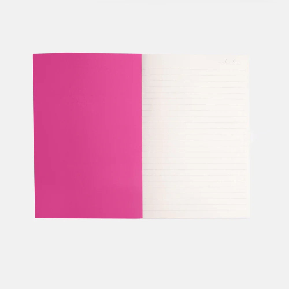 Mono Looped Hearts A5 Softback Notebook - Caroline Gardner