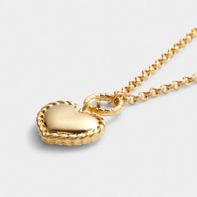 Katie Loxton Waterproof Jewellery - Love - Gold Heart Necklace - Gold