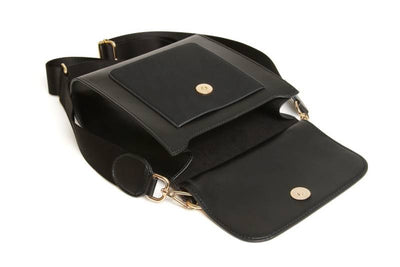 Alice Wheeler Seville Crossbody Handbag - Nappa Collection - Black