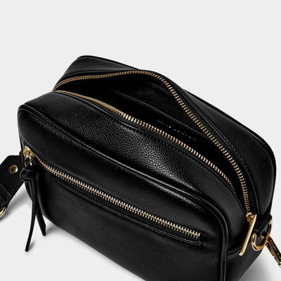 Katie Loxton Hallie Double Strap Crossbody Bag - Black