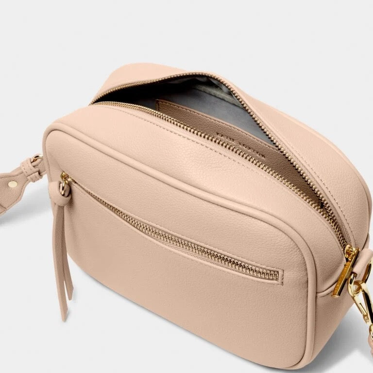 Katie Loxton Hallie Double Strap Crossbody Bag - Nude Pink