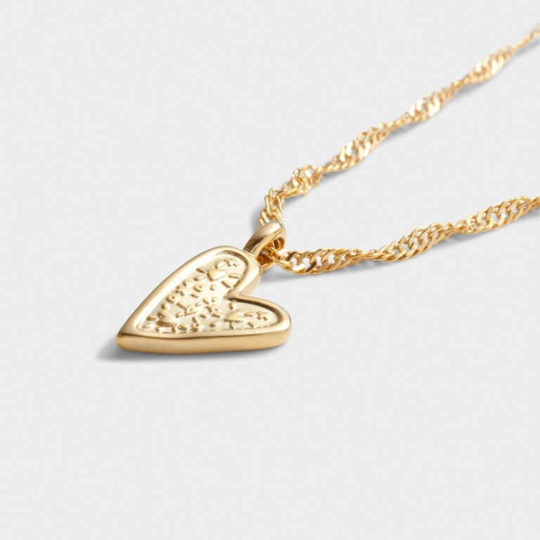 Katie Loxton Waterproof Jewellery - Friendship - Gold Heart Necklace