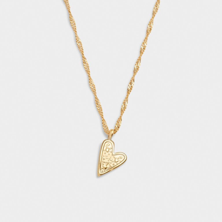 Katie Loxton Waterproof Jewellery - Friendship - Gold Heart Necklace