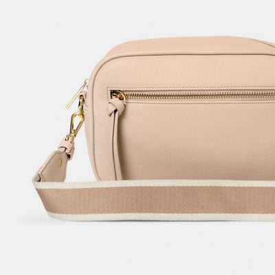 Katie Loxton Hallie Double Strap Crossbody Bag - Nude Pink