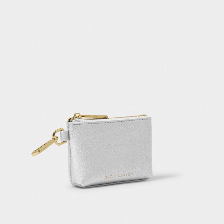 Katie Loxton Evie Clip On Accessory - Coin Purse - Silver