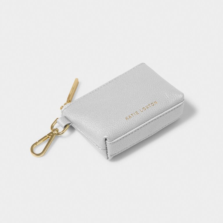 Katie Loxton Evie Clip On Accessory - Coin Purse - Silver