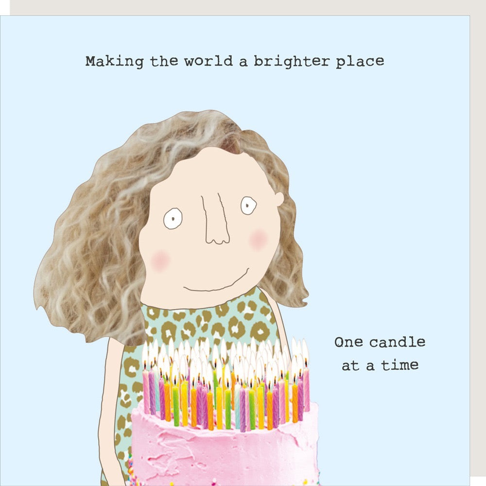 Rosie Made A Thing  - Brighter Place - Birthday Card