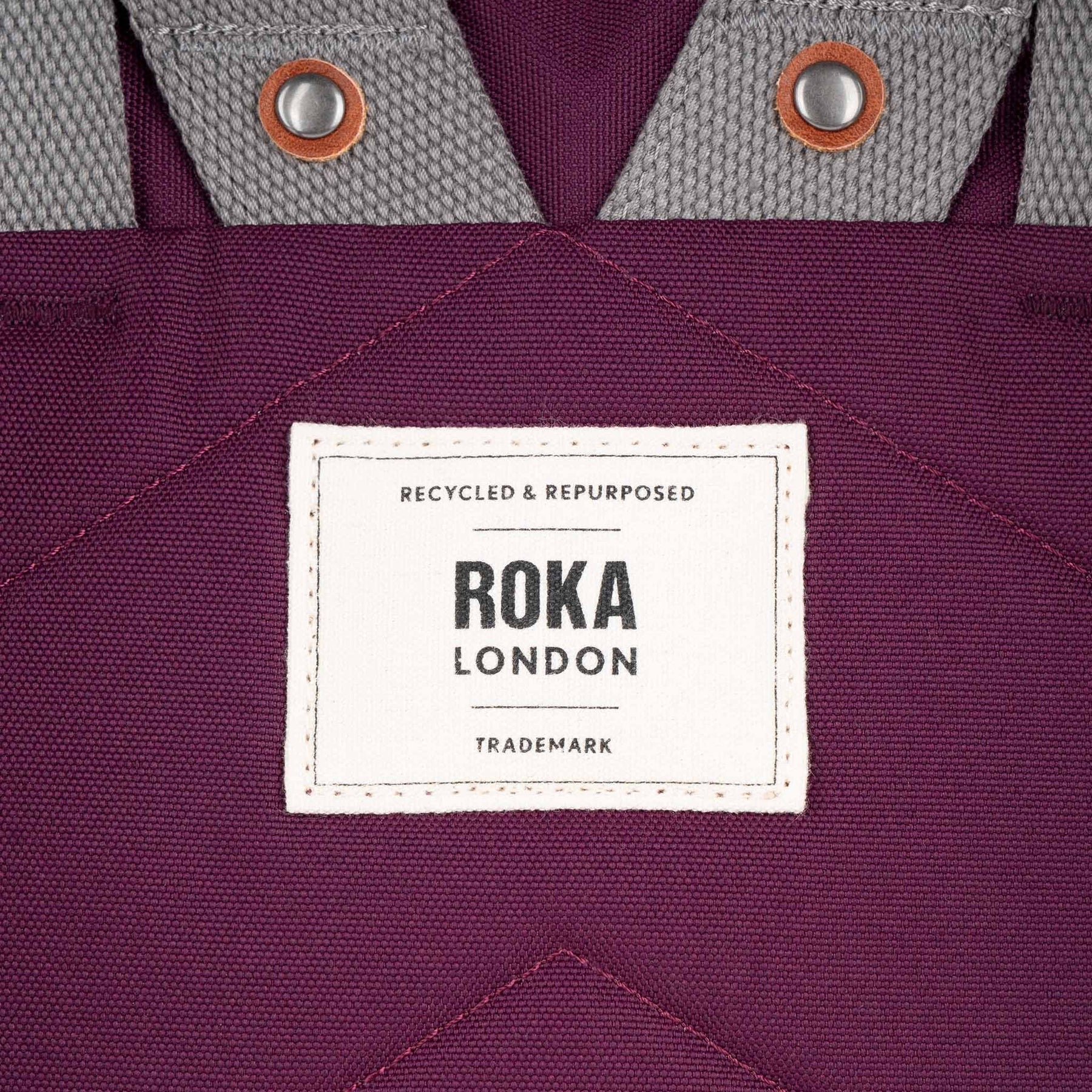 Roka Finchley A MEDIUM -Sustainable Canvas - Cherry Lacquer
