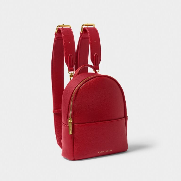 Katie Loxton Mika Small Backpack - Garnet Red