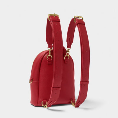 Katie Loxton Mika Small Backpack - Garnet Red