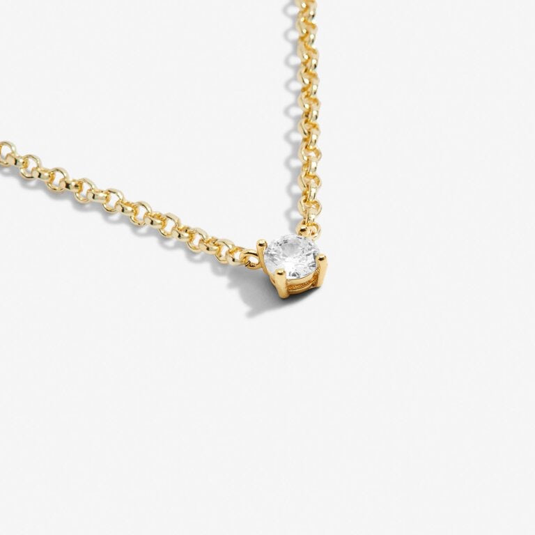 Joma Jewellery - 'A Little Love From Your Little One' Gold Necklace