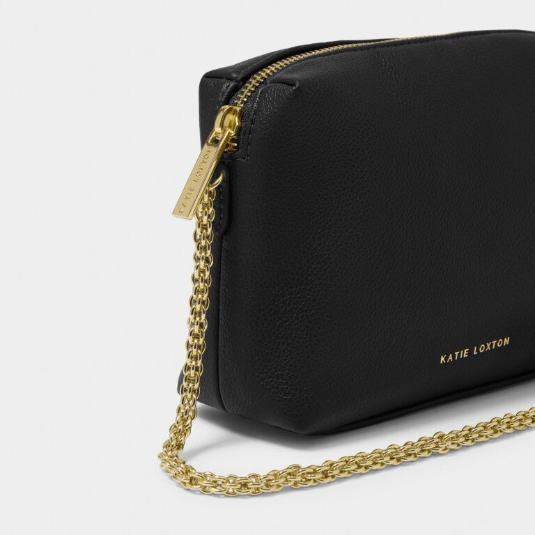 Katie Loxton Mini Margot Chain Crossbody Bag -  Black