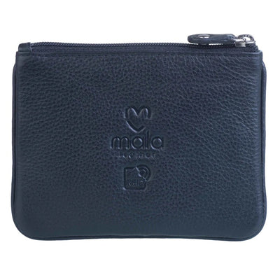 Mala Leather The Woolpack Coin Purse - Black