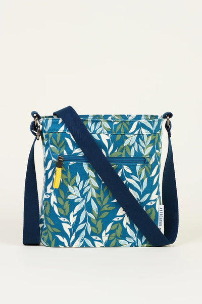 Brakeburn Willow Canvas Crossbody Bag - Blue/Green