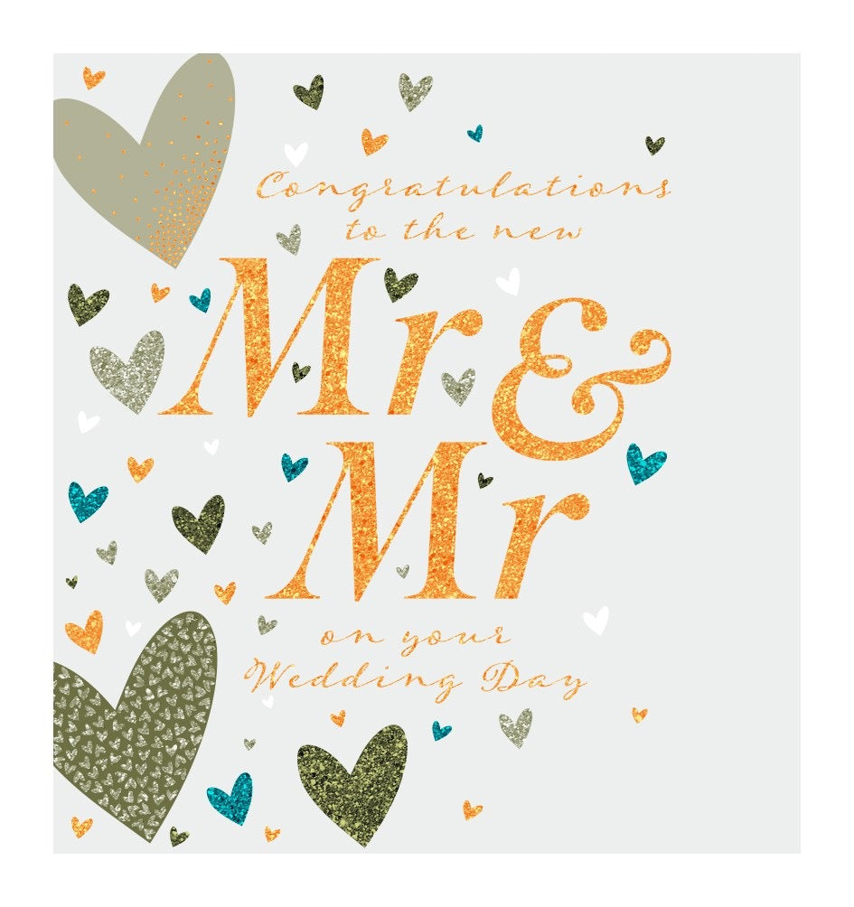 The Art File -  Mr & Mr Wedding Day Card