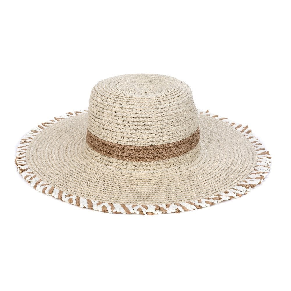 Park Lane Antigua Sun Hat - Latte