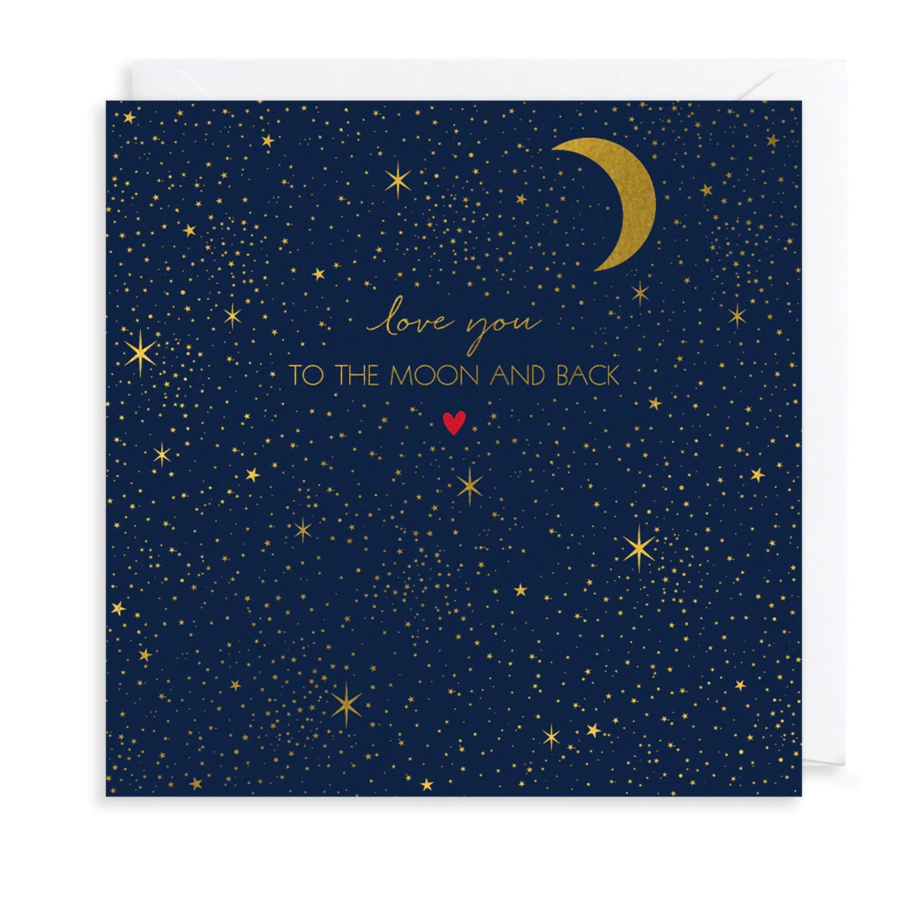 Sara Miller by The Art File - Love You to the Moon & Back Starry Night LARGE Card