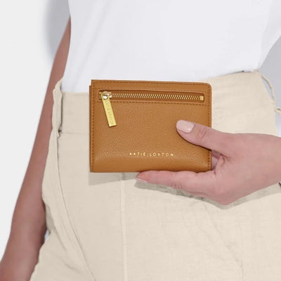 Katie Loxton Jayde Zip Small Purse - Tan