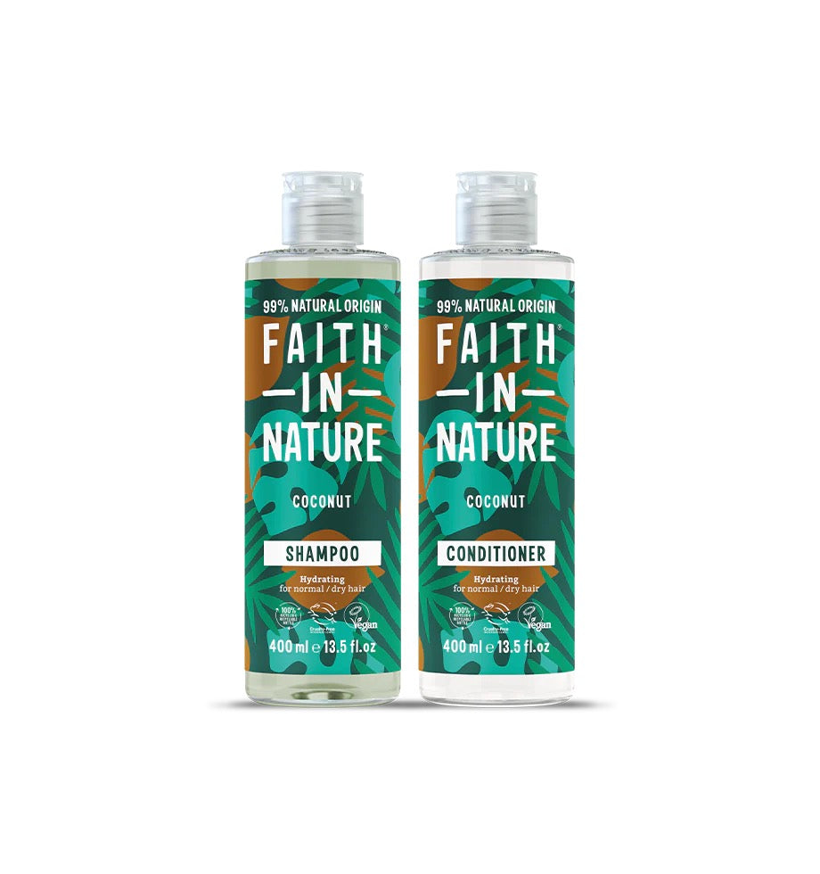 Faith in Nature Coconut - Banded Shampoo & Conditioner Duo
