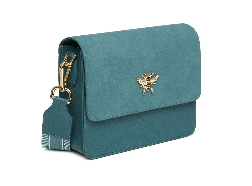 Alice Wheeler Teal Highbury Crossbody Bag