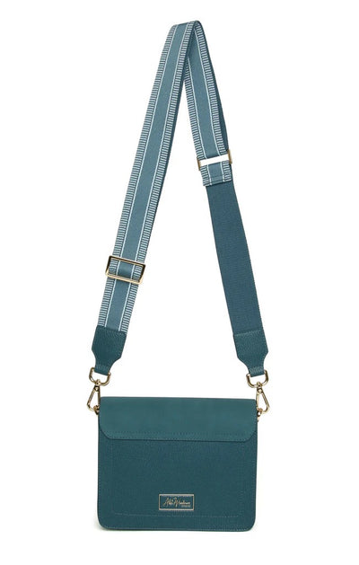 Alice Wheeler Teal Highbury Crossbody Bag