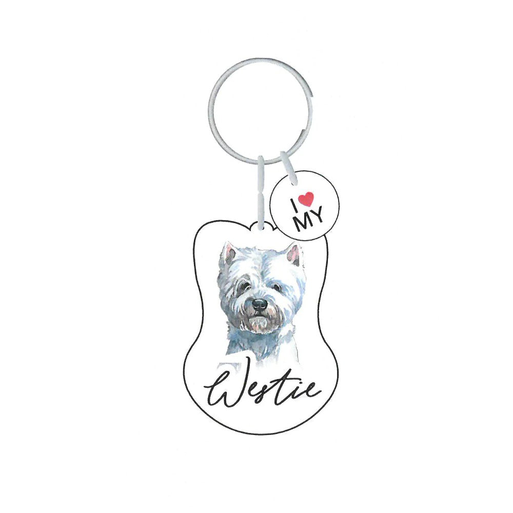 Splosh Westie Dog Keyring