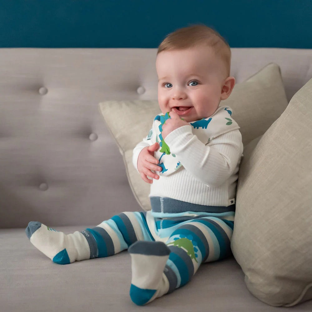 Ziggle Dinosaur Print Leggings &amp; Socks Set