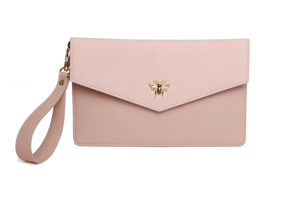 Alice Wheeler Pink Chelsea Clutch Bag