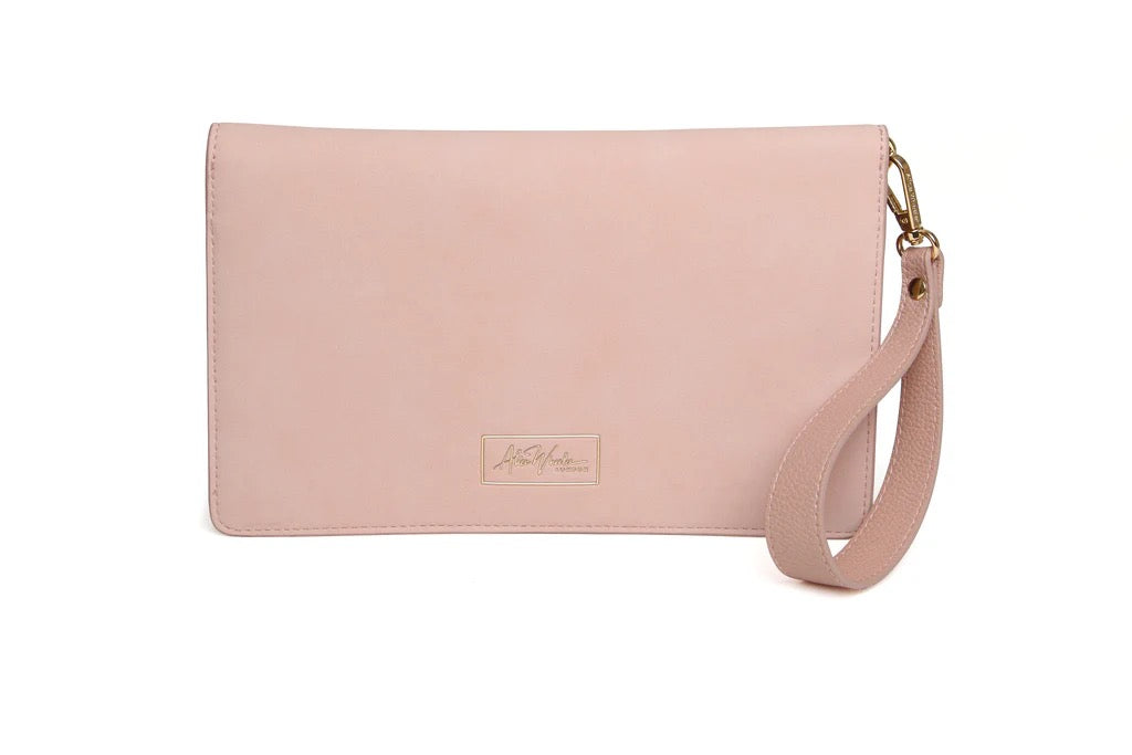 Alice Wheeler Pink Chelsea Clutch Bag