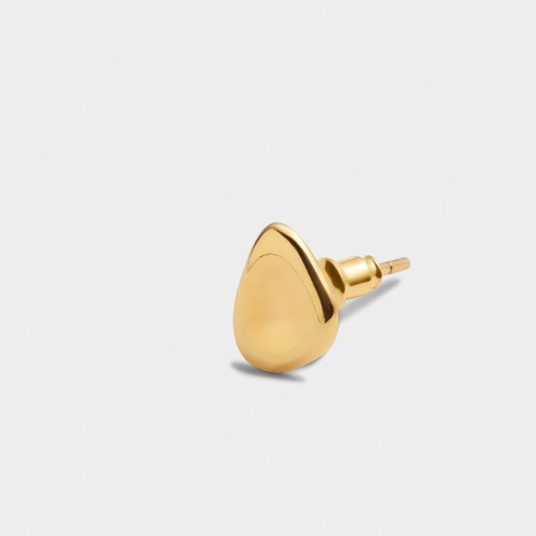 Katie Loxton Waterproof Jewellery - Pebble - Stud Earrings - Gold