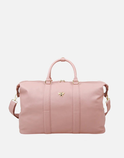 Alice Wheeler Marlebone Vegan Leather Weekend Bag - Pink