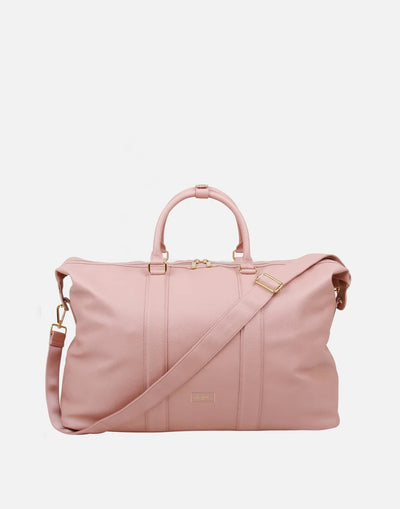 Alice Wheeler Marlebone Vegan Leather Weekend Bag - Pink