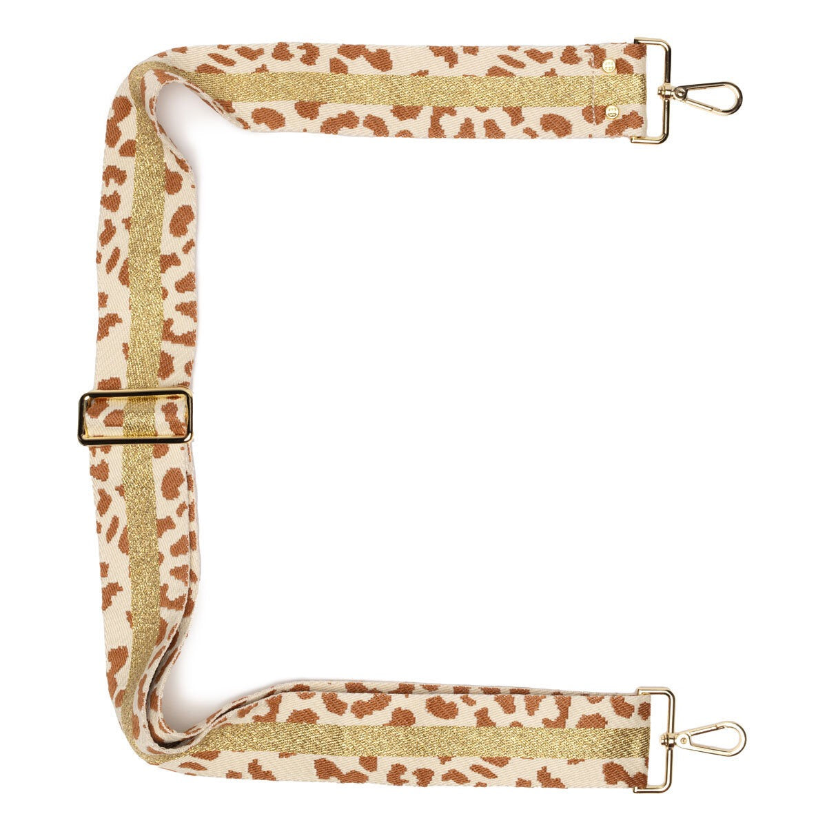 Elie Beaumont Designer GOLDEN GIRAFFE Adjustable Crossbody Bag Strap (GOLD Fittings)