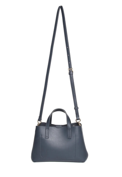 Alice Wheeler Florence Tote Handbag - Nappa Collection - Navy Blue