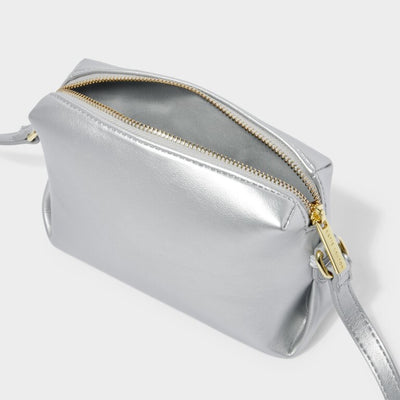 Katie Loxton Lily Mini Crossbody Bag - Silver