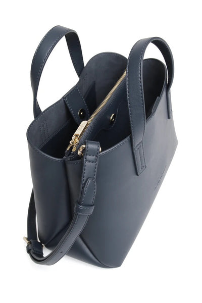 Alice Wheeler Florence Tote Handbag - Nappa Collection - Navy Blue