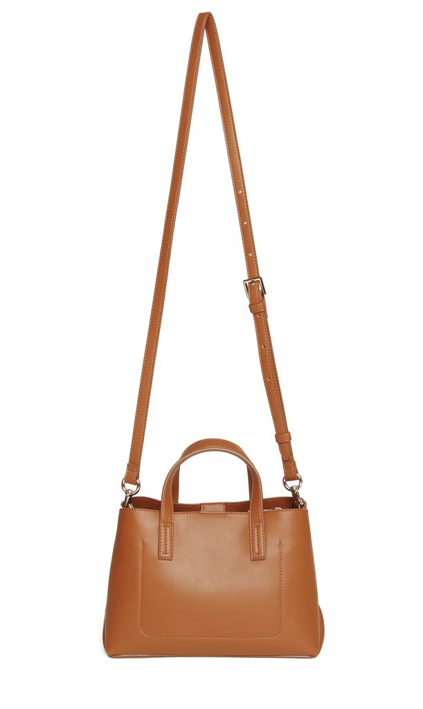 Alice Wheeler Florence Tote Handbag - Nappa Collection - Tan