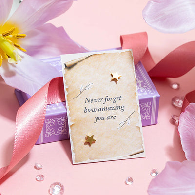 Never Forgot How Amazing You Are -Gold Star Stud Earrings -  Enchanted Earring Book
