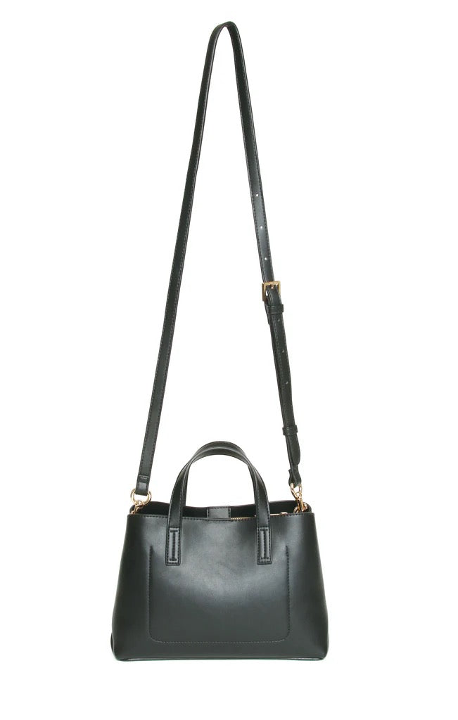 Alice Wheeler Florence Tote Handbag - Nappa Collection - Black