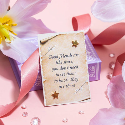 Good Friends Are Stars - Gold Star Stud Earrings - Enchanted Earring Book